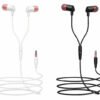 Tangle-free braided cable earphones