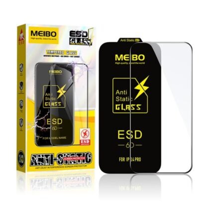 MEIBO ESD anti static tempered glass with packaging for iPhone 14 Pro