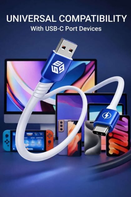 Triple 9 USB to type c cable with box