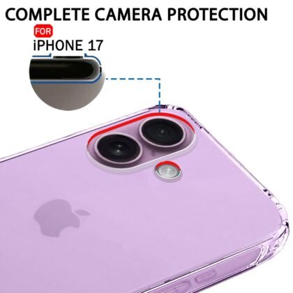 Transparent mobile back cover made of clear TPU with shockproof corners