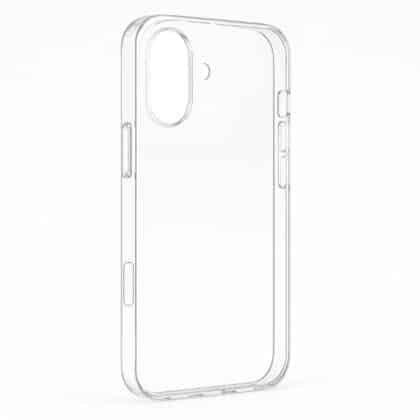 Clear TPU transparent mobile back cover with raised camera protection