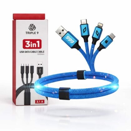 Micro USB Lightning Type C charging cable