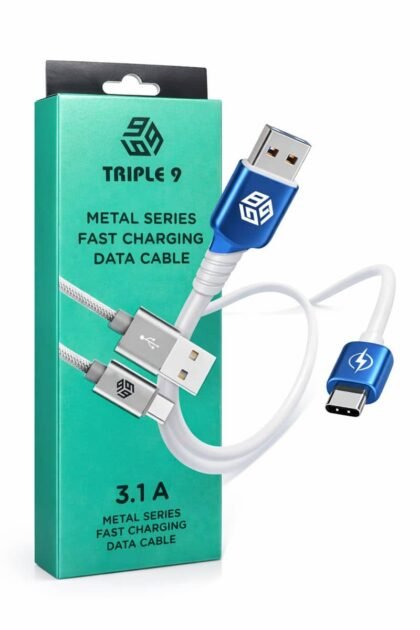 Triple 9 fast charging data cable 3.1A