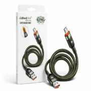 Black Kat King Series braided micro USB cable 120W