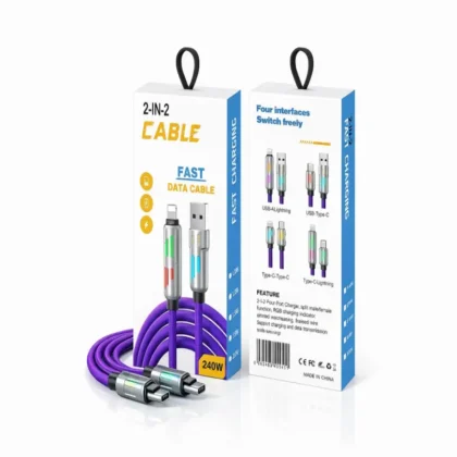 TP-9 multi charging cable USB Type-C Lightning