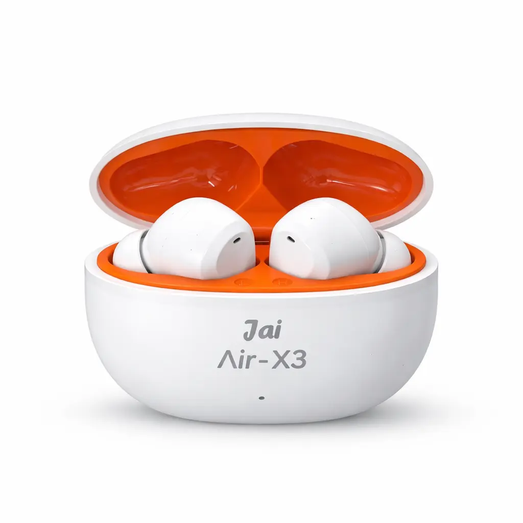 jai air x3 tws wireless earbuds with charging case