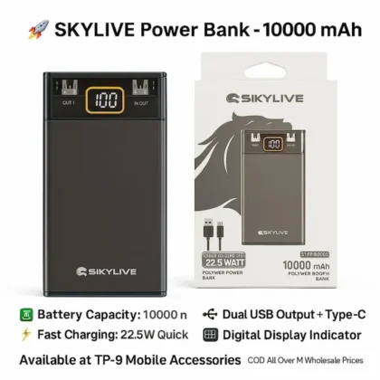 Portable Skylive power bank compact fast charging mobile charger