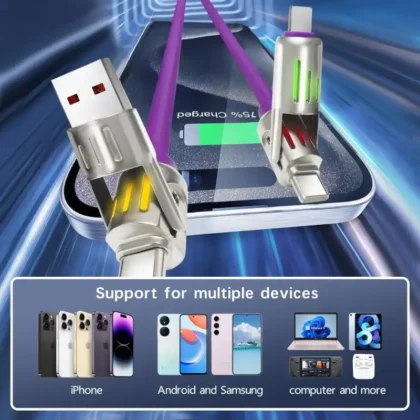 TP-9 2 in 2 fast charging cable 240W