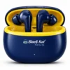 Black Kat Gun blue wireless earbuds with charging case 98 hours backup