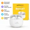 Black Kat Bullet Series Bluetooth Earbuds with Long Battery Backup
