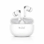 Jai Air X1 wireless earbuds with case front view
