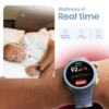 AGEasy Protec smartwatch heart rate SpO2 sleep monitoring real time display