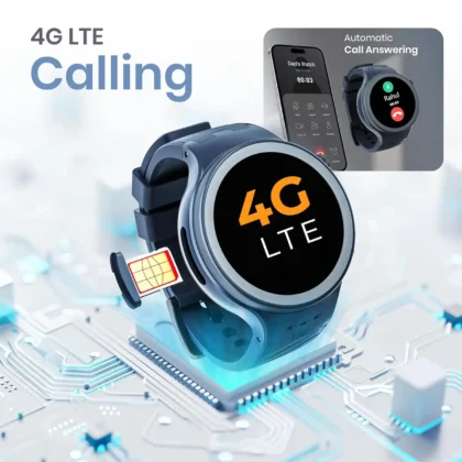 AGEasy Protec smartwatch with 4G LTE calling and SIM card support