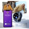 AGEasy Protec smartwatch round dial design with silicone strap and 4G SIM slot