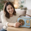 CYOMI Portable FM Radio Wireless Music Speaker