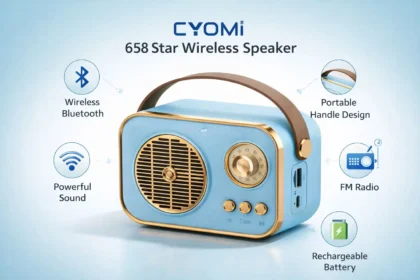 Rechargeable Portable Speaker with Powerful Sound Output