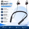 Triple 9 Bluetooth Earphones Black Color