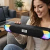 Wireless Soundbar Speaker with LED Light Effects