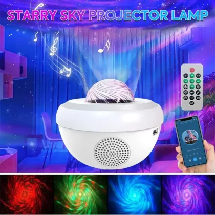 USB Powered Galaxy Night Light Music Speaker