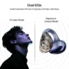 boAt Airdopes Loop earbuds with LED indicator charging case front view
