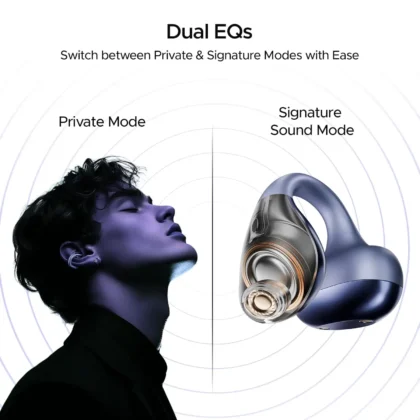 boAt Airdopes Loop earbuds with LED indicator charging case front view